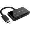 Gembird UHB-CR3-02 card reader USB 3.2 Gen 1 (3.1 Gen 1) Type-C Black