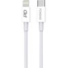 USB-C cable for Lighting Foneng X31, 20W 1m (white)