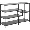 Gramatu plaukts SEAFORD 114x35xH78cm, melns