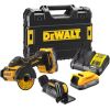 Leņķa slīpmašīna DeWalt DCS438E2T-QW; 18 V; 2x1,7 Ah akum.