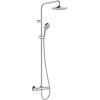 Hansgrohe dušas sistēma ar dušas termostatu Vernis Blend 200 1 jet, EcoSmart, hroms