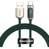 Baseus Display Cable USB to Type-C, 66W, 1m (green)