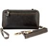 Evelatus Universal  Leather Zipper Design Wallet Black