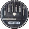 Skrūvgriežu uzgaļu komplekts Stanley 1-68-738; 7 gab. + Magnētisks turētājs