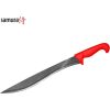 Samura SULTAN Pro Stonewash Yatagan нож с Красной ручкой 301mm из  AUS-8 Японской стали 59 HRC