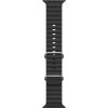 iWear S1 Rievota Mīksta Silikona 20mm aproce priekš Apple Watch 49mm / 45mm / 44mm / 42mm Melna