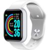 iWear M8 Fitnesa Viedpulkstenis ar Full Touch 1.3'' IPS displeju Asinsspiediena & Pulsa mēr. / Soc. tīkliem Balta