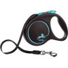 Flexi Automatic leash Black Design M 5 m, Blue