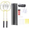 Wish Alumtec badminton racket set 2 rackets + 3 ailerons + net + lines Badmintona piederumi