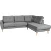 Corner sofa HEIVI RC, grey velvet