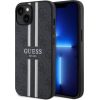 Guess Apple  iPhone 15 Case Cover 4G Printed Stripes Black