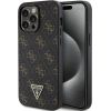 Guess Apple  iPhone 15 Pro 4G Triangle Metal Logo Black