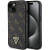 Guess Apple  iPhone 15 4G Triangle Metal Logo Black
