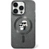Karl Lagerfeld Apple  iPhone 11 / Xr 6.1 hardcase Karl&Choupette Glitter MagSafe Black