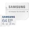 SAMSUNG EVO+ Plus microSDXC 64GB 2024 with Adapter