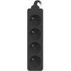 LANBERG POWER STRIP 1M BLACK, 4X 230V PL, UPS