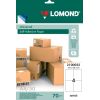 Lomond Self-Adhesive Paper Universal Labels, 4/105x148,5, A4, 50 sheets, White