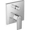 Hansgrohe iebūvējamā dušas maisītāja Vernis Shape virsapmetuma daļa, hroms