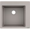 Hansgrohe virtuves izlietne S510-F450, viena bļoda, 560x510 mm, concrete grey