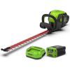 Dzīvžoga šķēres Greenworks GD60HT66K2; 66 cm; 60 V; 1x2,0 Ah akum.