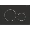 Geberit taustiņš Sigma20 New, 246x164 mm, matēts melns ar “easy-to-clean” pārklājumu / hroms