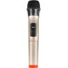 Wireless dynamic microphone UHF PULUZ PU628J 3.5mm (gold)