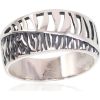 Серебряное кольцо #2101663(POx-Bk), Серебро 925°, оксид (покрытие), Размер: 18.5, 3.1 гр.