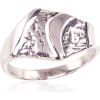 Серебряное кольцо #2100922(POx-Bk), Серебро 925°, оксид (покрытие), Размер: 18, 3.1 гр.