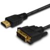 Savio CL-139 video cable adapter 1.8 m DVI-A HDMI Type A (Standard) Black