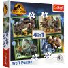 TREFL JURASSIC WORD Комплект пазлов Парк юрского периода 4 в 1: 35 48 54 70 эл.