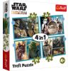 TREFL STAR WARS Pužļu komplekts 4in1 Mandalorian