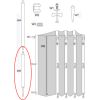 Zipro Bottom Post batuta tīkla rāmis 16FT/496cm