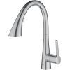 Grohe virtuves izlietnes maisītājs ar izvelkamo dušu Zedra, supersteel