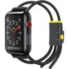 Baseus   Let's Go Adjustable Sport Band for Apple Watch 42 / 44 / 45mm Black Yellow
