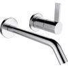 Laufen iebūvējamā izlietnes maisītāja Kartell virsapmetuma daļa, 2 caurumu, iztece 175 mm, no sienas, hroms