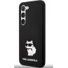 Karl Lagerfeld Samsung  Galaxy S23 Liquid Silicone Choupette NFT Case Black