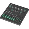 Wera 9712 foam insert TORX HF screwdriver set 1, 14 pieces (black/grey, in foam insert for workshop trolley)