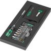 Wera 9750 Kraftform Compact and Tool-Check PLUS Set 1, 57-piece tool set (black/green, socket wrench and bit set, in foam insert for workshop trolley)
