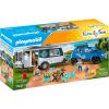 PLAYMOBIL 71423 Family Fun Caravan with Car, construction toy