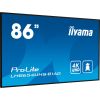 iiyama ProLite LH8654UHS-B1AG, public display (black, UltraHD/4K, IPS, speakers)