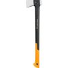 Fiskars X-series X28 splitting ax with M-blade, ax/hatchet (black/orange, long shaft)