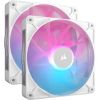 Corsair iCUE LINK RX140 RGB Dual, case fan (white, pack of 2)