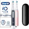 Braun Oral-B iO Series 3N Duo, electric toothbrush (black/pink, matt black//blush pink incl. 2nd handpiece)