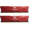 Team Group DDR5 32GB - 5200 - CL - 40 - Dual-Kit - FLRD532G5200HC40CDC01, VULCAN, XMP, red