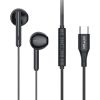 Wired in-ear headphones Vipfan M18, USB-C (black)
