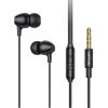 Wired in-ear headphones Vipfan M16, 3.5mm jack, 1m (black)