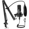 Microphone with stand Maono A04E (black)