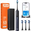 Bitvae Sonic toothbrush with app, tips set, travel case and toothbrush holder S3 (navy blue)