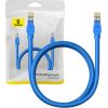 Round Cable Baseus Ethernet RJ45, Cat.6, 1m (blue)