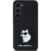 Karl Lagerfeld Samsung  Galaxy A35 A356 hardcase Silicone Choupette Metal Pin Black